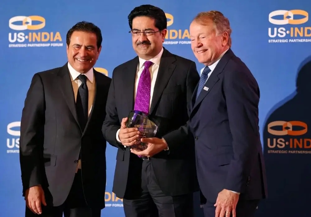 El Sr. Kumar Mangalam Birla recibió el Premio de Liderazgo Global de la USISPF